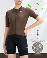 TVI Women's Cycling Jersey - Digital Dune for MTB & Road Cycling