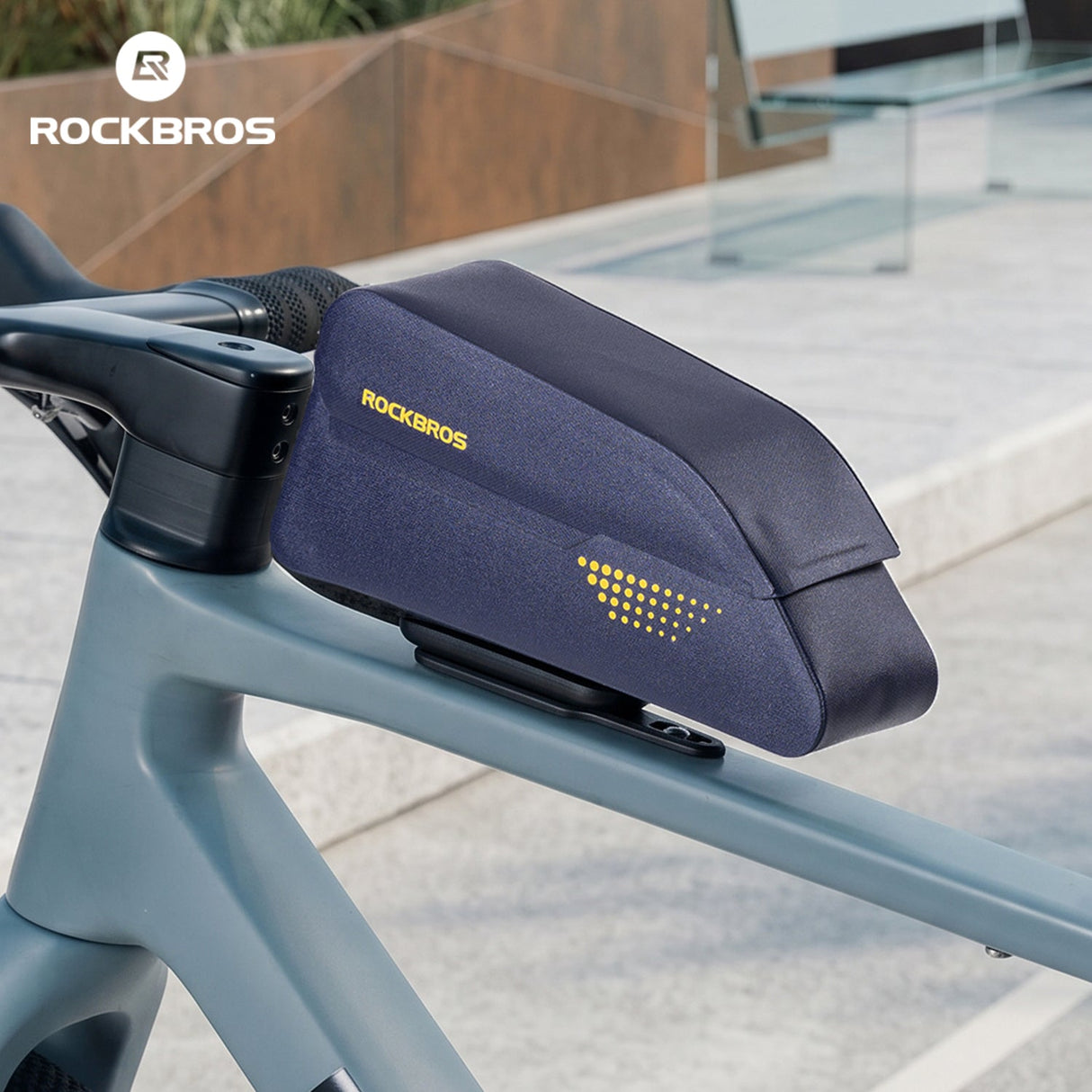 ROCKBROS wasserdichte Fahrrad-Oberrohrtasche 0,8 L