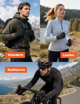 ROCKBROS Winter Set: Sturmhaube & Fahrradhandschuhe Touchscreen