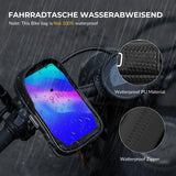 ROCKBROS Lenkertasche 360° Drehung Handyhalterung für Motorrad & Fahrrad