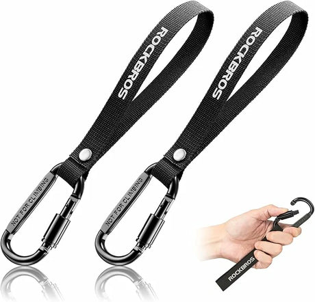 ROCKBROS Fahrrad Karabinerhaken Multifunktional mit Strapazierfähigem Gurt - ROCKBROS-EU