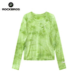 Rockbros Langarm Laufshirt Merinowolle, atmungsaktiv & schnell trocknend für Outdoor, Wandern & Radfahren