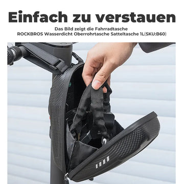 E-Scooter Schloss mit 59,5 cm Stahlkette, Fahrradschloss für Roller & –  ROCKBROS-DE