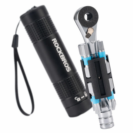 8‑in‑1 Mini‑Fahrrad‑Ratsche Multitool – Kompakt & leicht, Metalllegierung