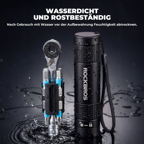 8‑in‑1 Mini‑Fahrrad‑Ratsche Multitool – Kompakt & leicht, Metalllegierung