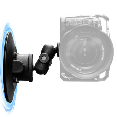 Action‑Kamera‑Saugnapfhalterung – Mit Pumpe & Magic Arm