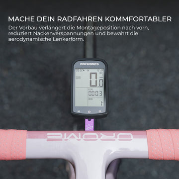 fahrradcomputer vorbauhalterung Aero Fahrradcomputer Halterung mit Schnellverschluss Leichtbau Lenkerv –  ROCKBROS-DE