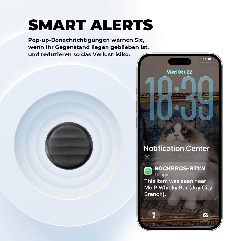 Anti Verlust Tracker Apple – 365 Tage Batterielaufzeit