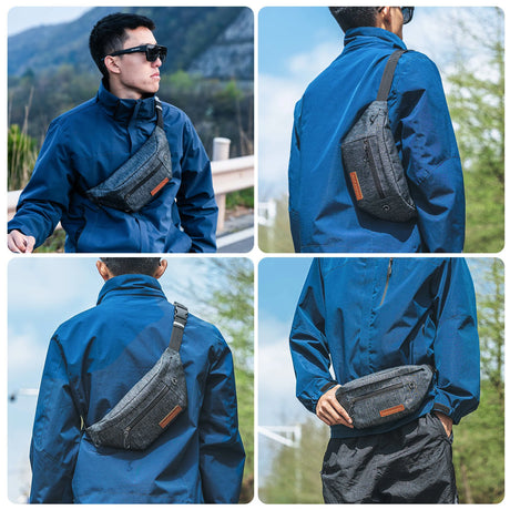 Bauchtasche 1,5 L – Gürteltasche mit verstellbarem Gürtel