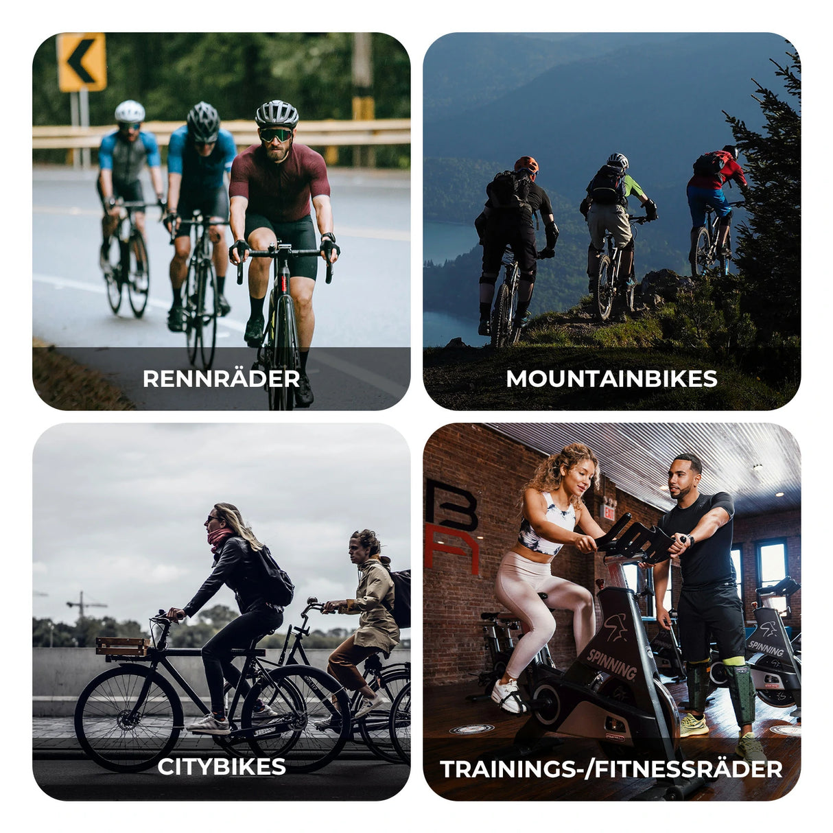 Bequemer Fahrradsattel, Ergonomisch Fahrrad Sattel Mit Druckentlastung & Belüftung, Hochdichter Schaumstoff, Doppelte Federung - ROCKBROS-EU