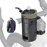 Bikepacking Feedbag Lenkertasche 0,7 L Schwarz-Grün
