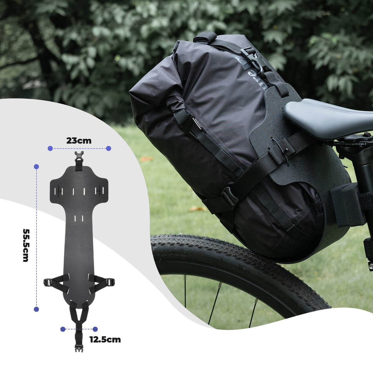 Qunature Bikepacking Heck Gepäckträger