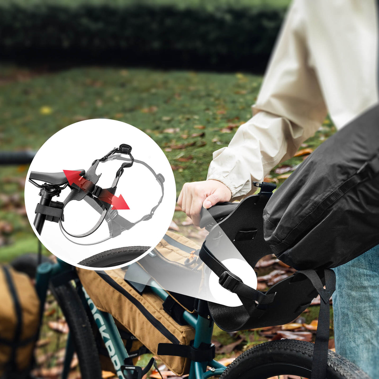 Qunature Bikepacking Heck Gepäckträger