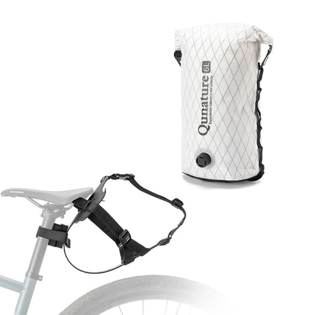 Bikepacking Heck-Gepäckträger + Wasserdichte  Kompressionstasche Set-B - ROCKBROS-EU