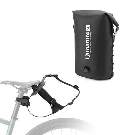 Bikepacking Heck-Gepäckträger + Wasserdichte  Kompressionstasche Set-B - ROCKBROS-EU