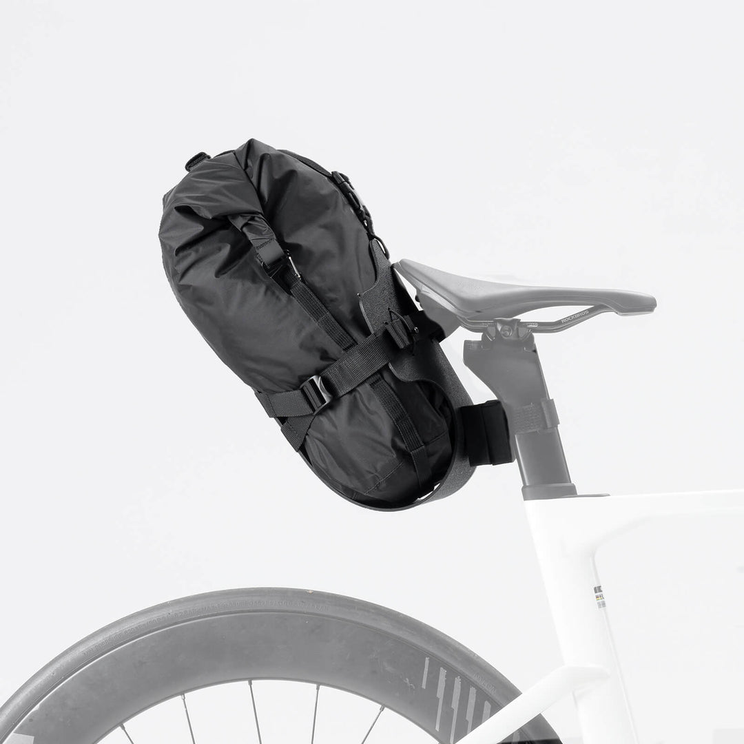 gepäckträger rennrad hinten carbon Bikepacking Heck-Gepäckträger + Wasserdichte Kompressionstasche Set-A –  ROCKBROS-DE