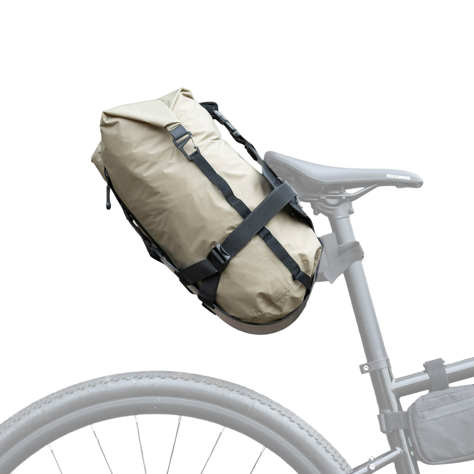 fahrradtasche heck Bikepacking Rear Rack + Waterproof Compression Bag Set-A – ROCKBROS-DE
