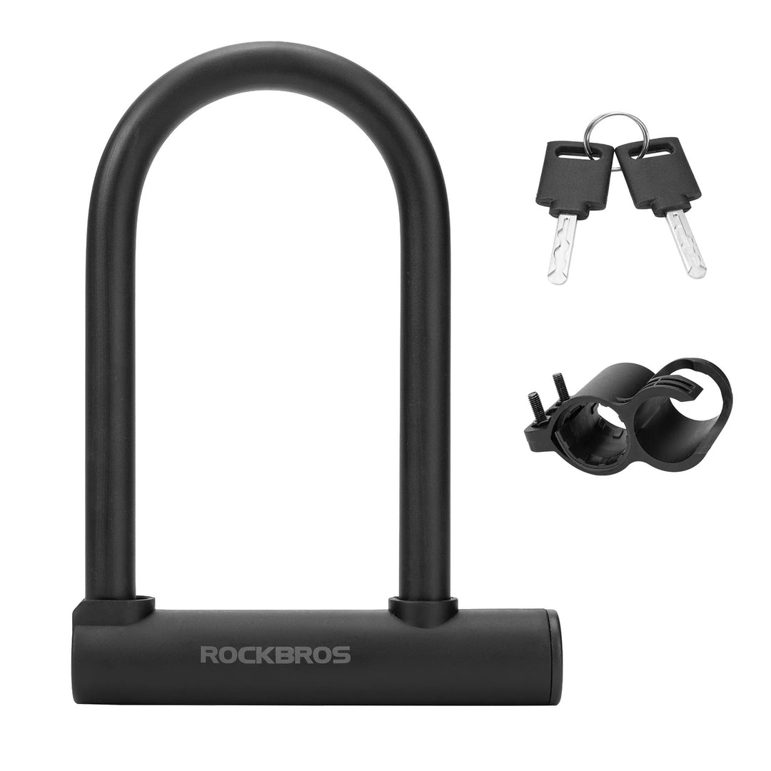 Bügelschloss Fahrradschloss Hohe Sicherheit Schlösser Wasserdicht –  ROCKBROS-DE