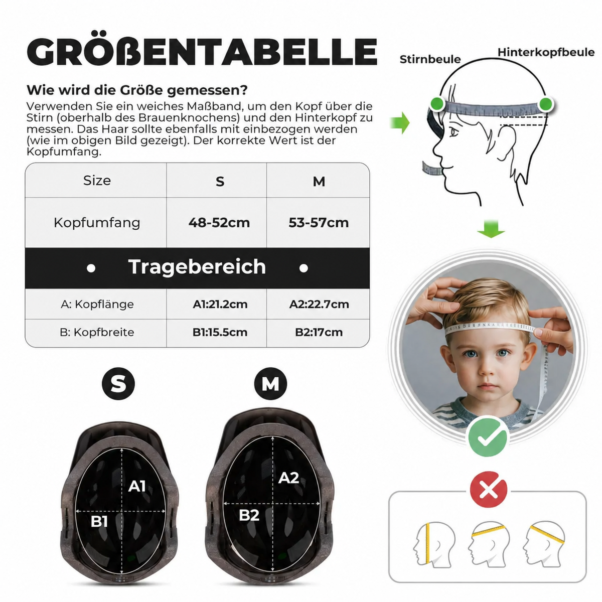 ROCKBROS Kinderhelm BMX MTB Helm mit Abnehmbarem Kinnschutz und Krempe