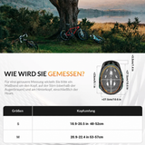 ROCKBROS Kinderhelm BMX MTB Helm mit Abnehmbarem Kinnschutz und Krempe