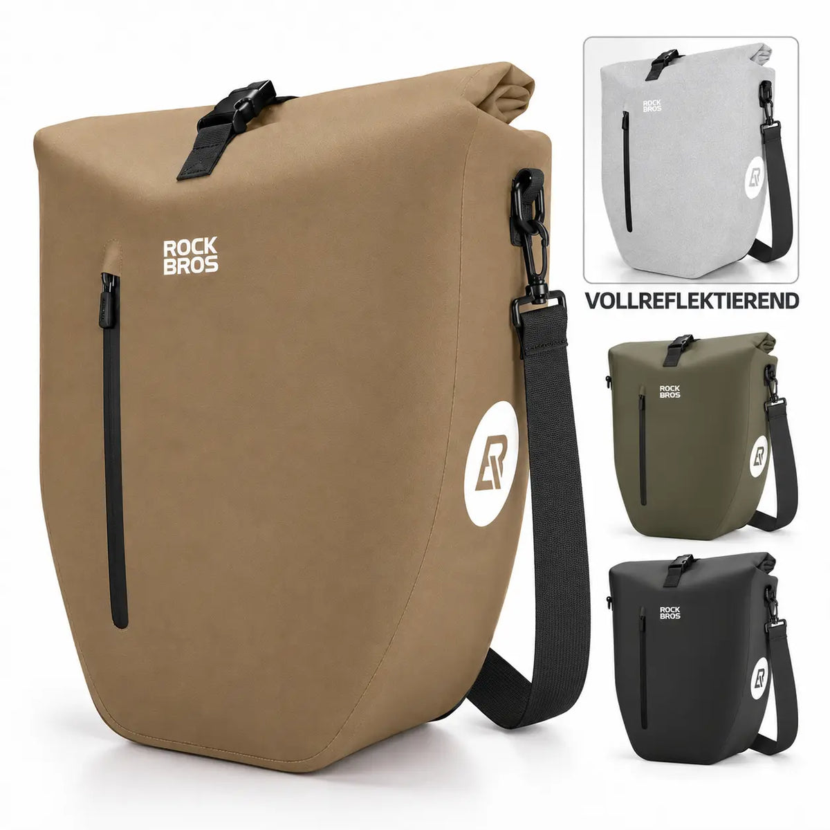 15L-20L Bicycle Pannier Bag 3-in-1