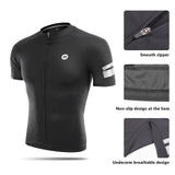 ROCKBROS ROCKBROS Koszulka Rowerowa z Kr¨®tkim R?kawem Koszulka Kolarska Szybkoschn?ca Odblaskowa Oddychaj?ca Tkanina Poliestrowa Odzie? Rowerowa do Biegania, Jazdy na Rowerze i Pieszych Wycieczek Rower Koszulki