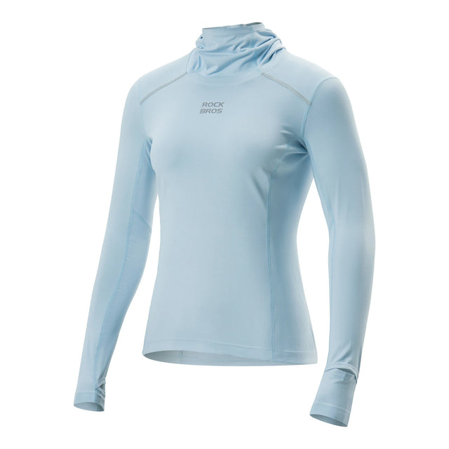 Damen Langarm Radtrikot – Antibakteriell, UV‑Schutz & Reflektierend mit Smartwatch‑Fenster