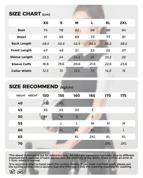 ROCKBROS Damska Koszulka Rowerowa z Kr¨®tkim R?kawem na Lato, Oddychaj?ca i Szybkoschn?ca-YDDX001-1 Spodnie