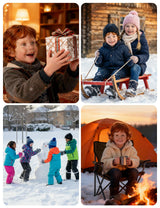 Doppelseitige Mütze für Kinder – Weich, Elastisch & Winddicht (48-54cm)