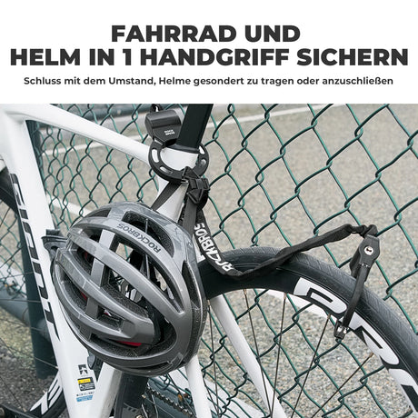 E‑Scooter Schloss – 59,5 cm Stahlkette für Roller & Fahrrad