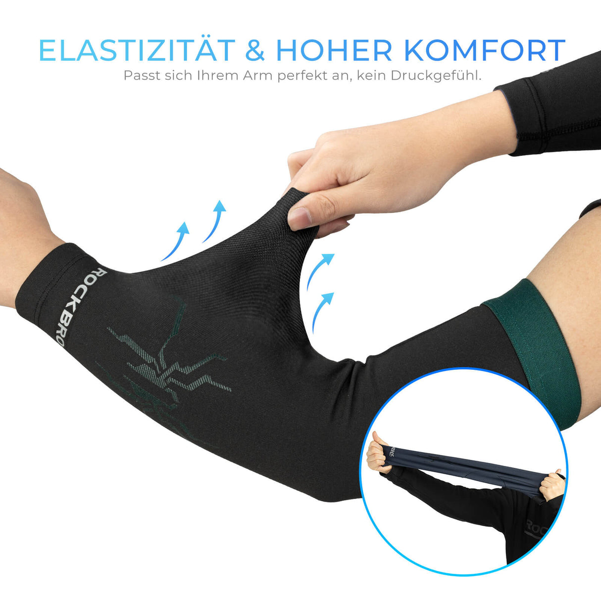 Fahrrad Armlinge Winter Thermo – 1 Paar, Größen S–3XL