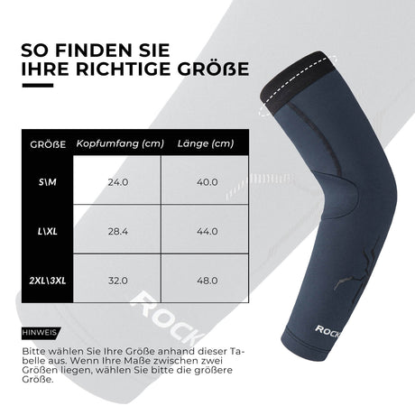 Fahrrad Armlinge Winter Thermo – 1 Paar, Größen S–3XL
