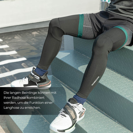 Fahrrad Beinlinge Winter Thermo – 1 Paar, Größen S–3XL