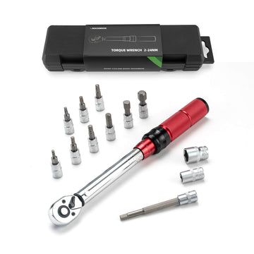 drehmomentschlüssel fahrrad set Fahrrad Drehmomentschlüssel Set 2-24 Nm, Multifunktionales Reparaturwe –  ROCKBROS-DE