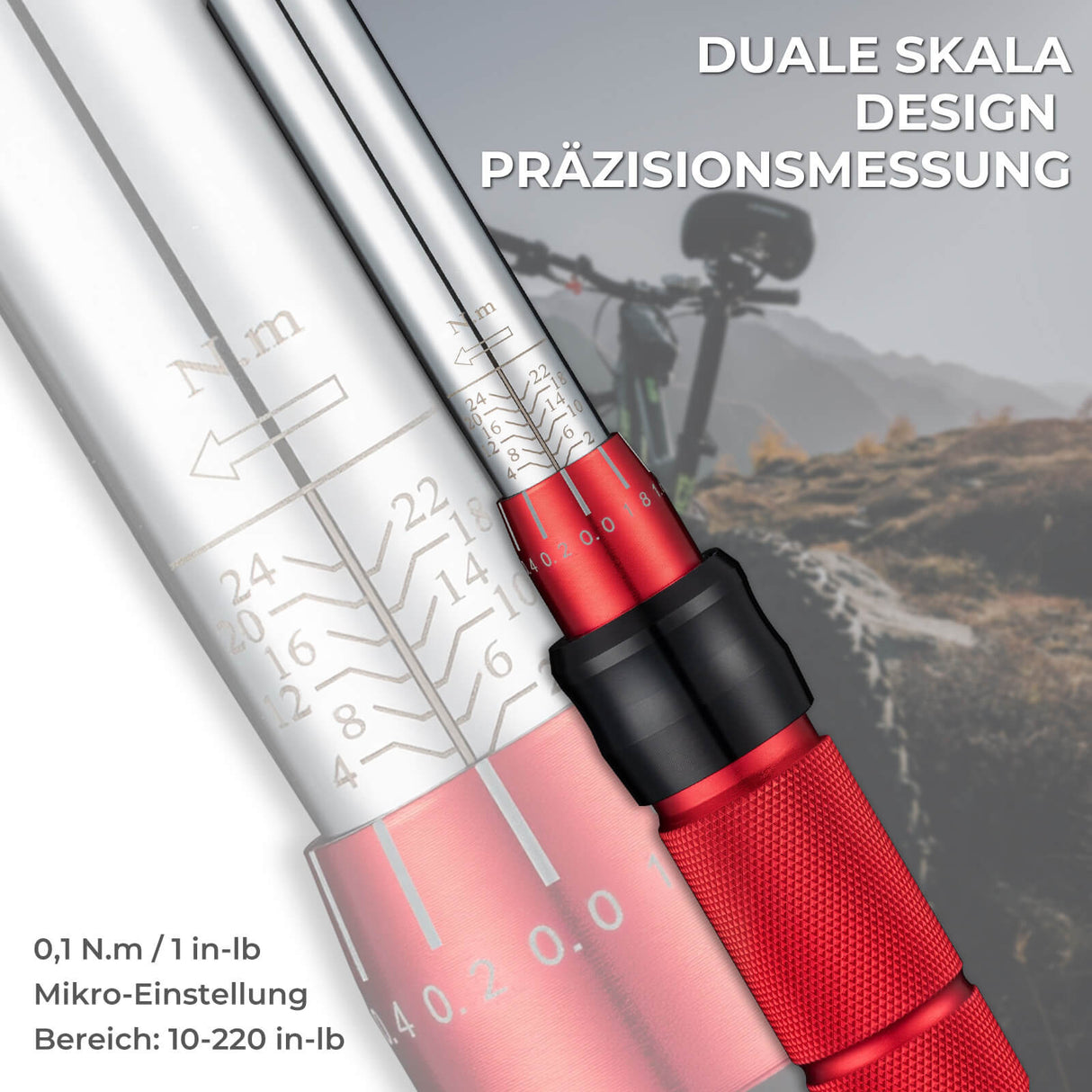 Fahrrad Drehmomentschlüssel Set 2-24 Nm – Multifunktionales Reparaturwerkzeug