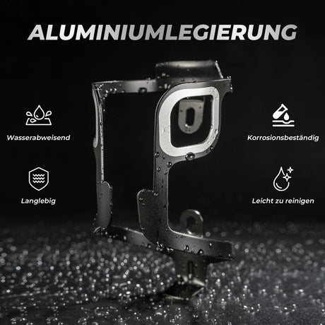 Fahrrad‑Flaschenhalter Aluminium – 27 g, für Trinkflaschen bis 75 mm