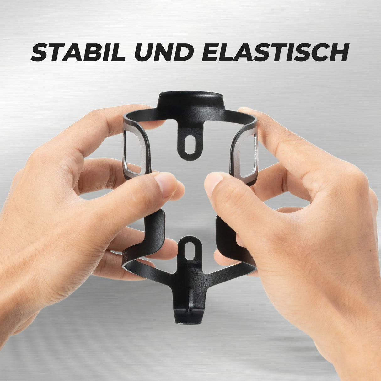 Fahrrad‑Flaschenhalter Aluminium – 27 g, für Trinkflaschen bis 75 mm