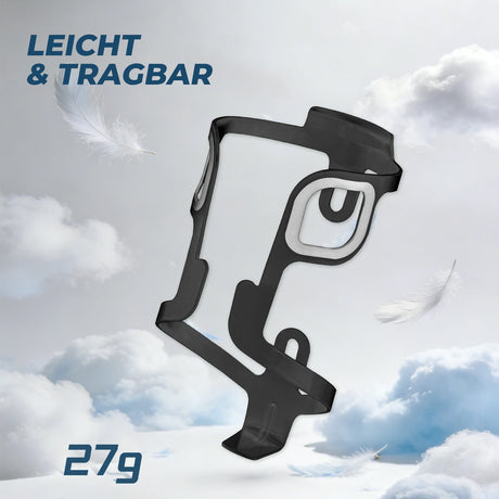 Fahrrad‑Flaschenhalter Aluminium – 27 g, für Trinkflaschen bis 75 mm