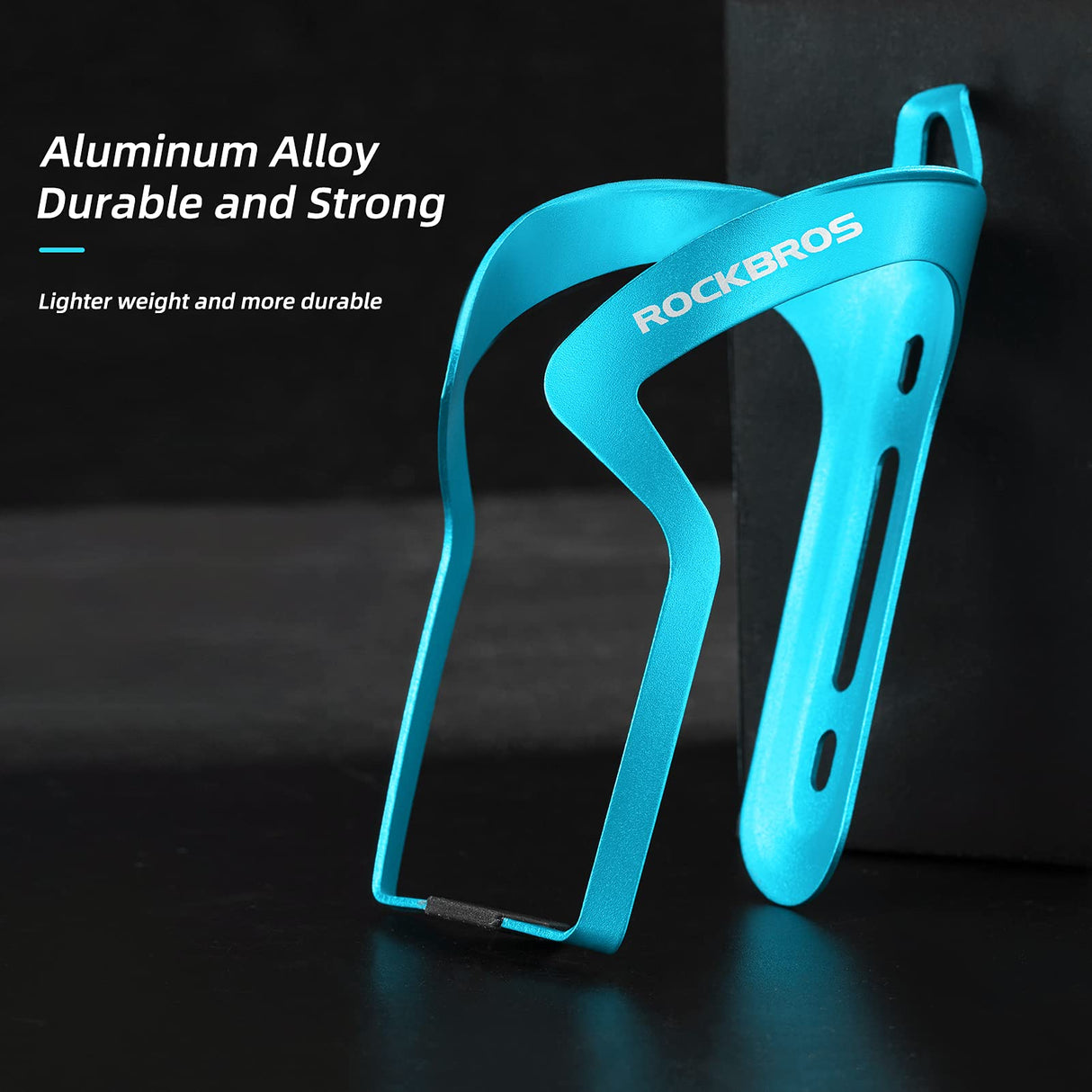 Fahrrad Flaschenhalter Aluminiumlegierung Blau 2 Stück