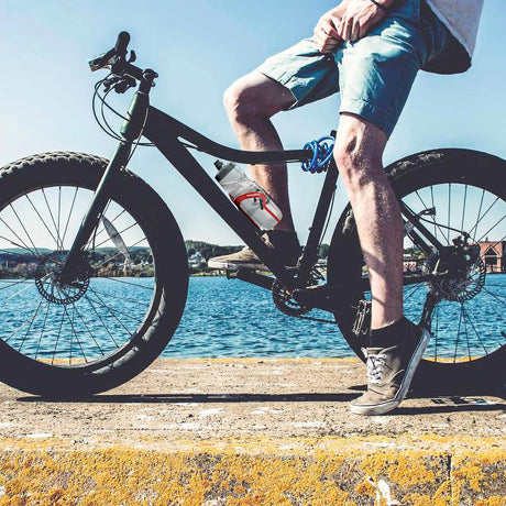 Fahrrad Flaschenhalter Aluminiumlegierung Blau 2 Stück