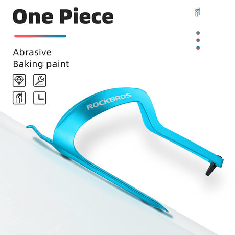 Fahrrad Flaschenhalter Aluminiumlegierung Blau 2 Stück