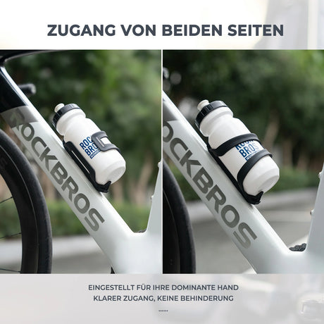 Fahrrad Flaschenhalter aus PC+ABS – Seitliche Entnahme, robust & leicht zu reinigen