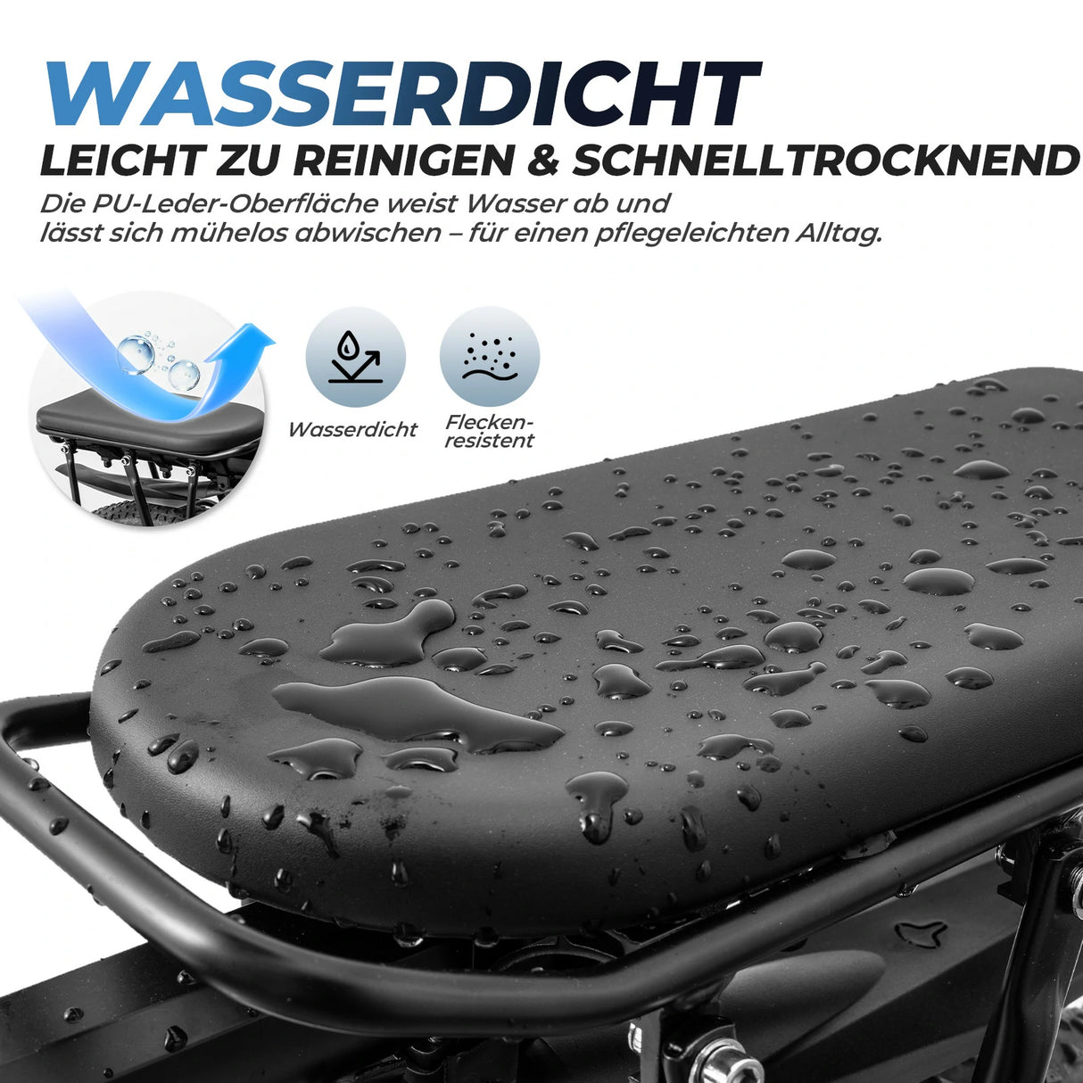 Fahrrad‑Gepäckträger‑Sitzkissen – Universal, wasserdicht & werkzeuglos montierbar