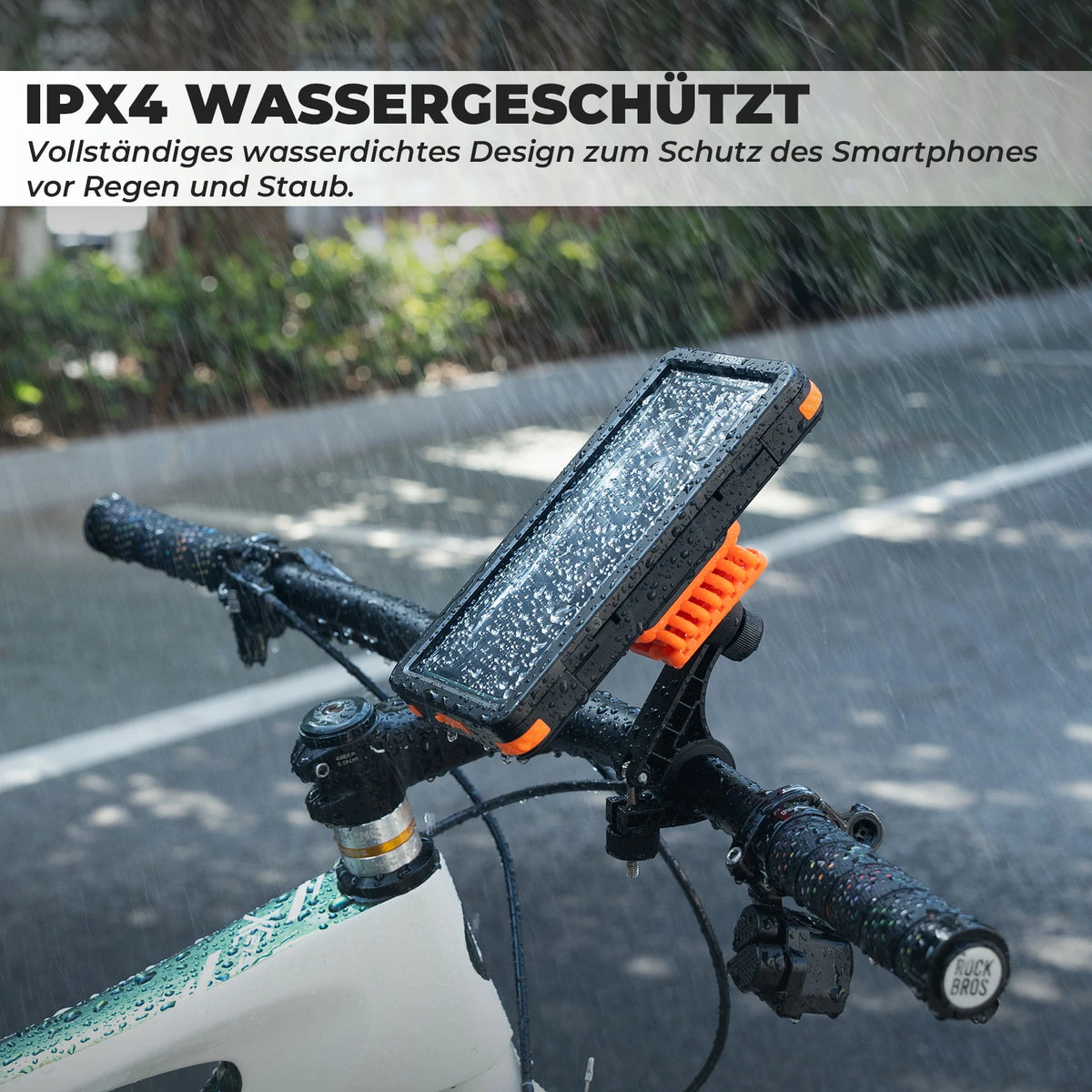 magnetische handyhalterung fahrrad Fahrrad Handyhalterung Magnetische, 4,7–6,9 Zoll Smartphones, Lenkerha –  ROCKBROS-DE