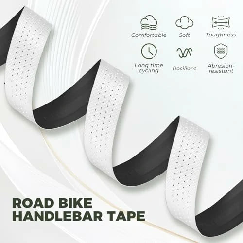 Fahrrad Lenkerband Schwarz, EVA Griffband 2er-Set, 2,5mm Dicke und 220 – ROCKBROS-DE