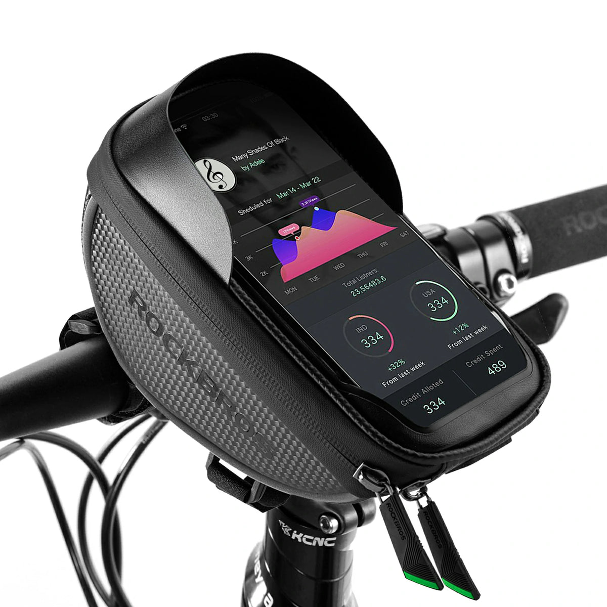 wheel up fahrradtasche Fahrrad Lenkertasche Fahrradtasche Lenker wasserdichte Handyhalterung für Smartphone bis zu 6.5 Zoll Empfindlicher Touchscreen