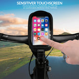 Fahrrad‑Lenkertasche – Wasserdichte Smartphone‑Halterung für bis 6,5 Zoll