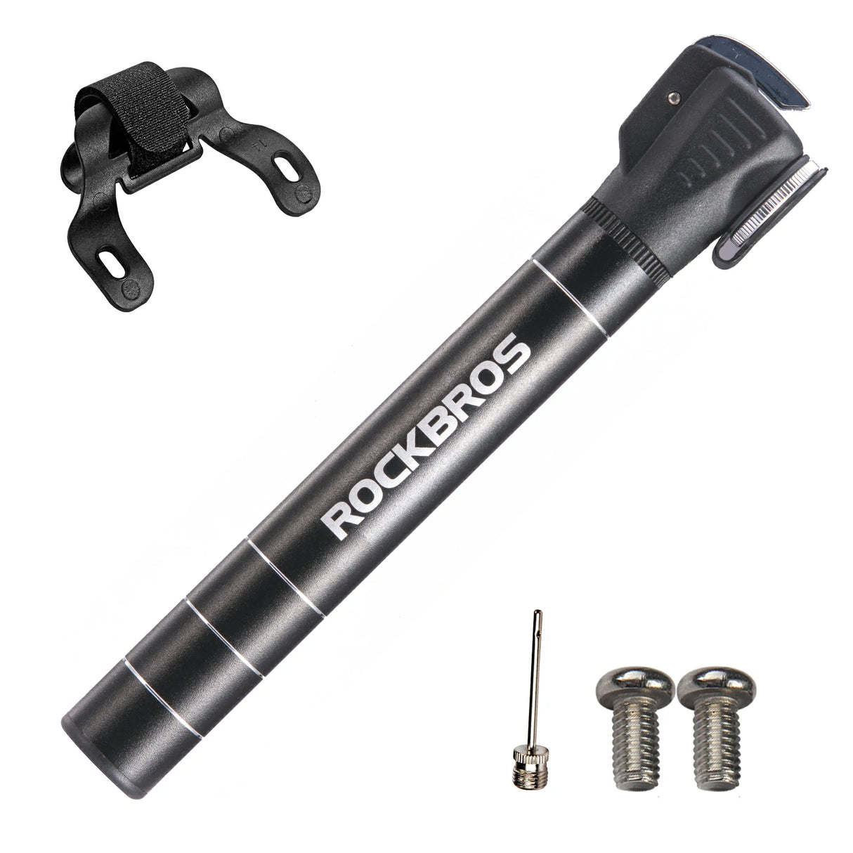 Fahrrad‑Minipumpe – Alu‑Rahmenpumpe 100 PSI mit Ventilen