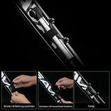 Fahrrad‑Minipumpe – Alu‑Rahmenpumpe 100 PSI mit Ventilen