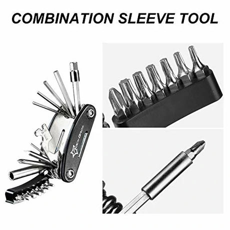 Fahrrad‑Multitool 16‑in‑1 – Reparatur‑Werkzeug‑Set